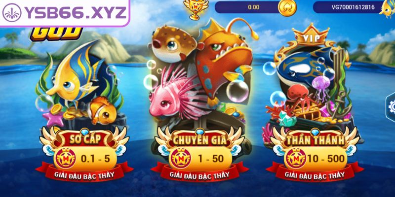 Hướng dẫn chi tiết cách chơi cá cược Bắn Cá God YSB66