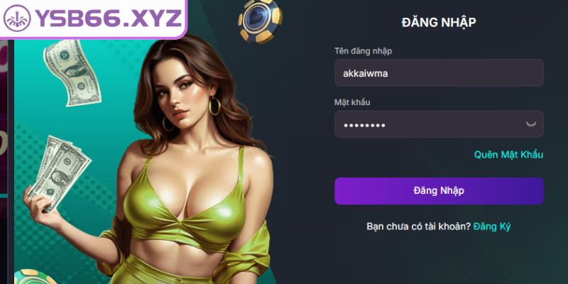 Đăng Nhập YSB66 – Hướng Dẫn Chi Tiết Nhanh Chóng Và Bảo Mật 2 Điền thông tin cụ thể