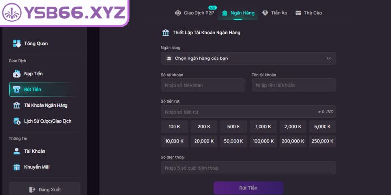 Điều kiện cần để tạo lệnh
