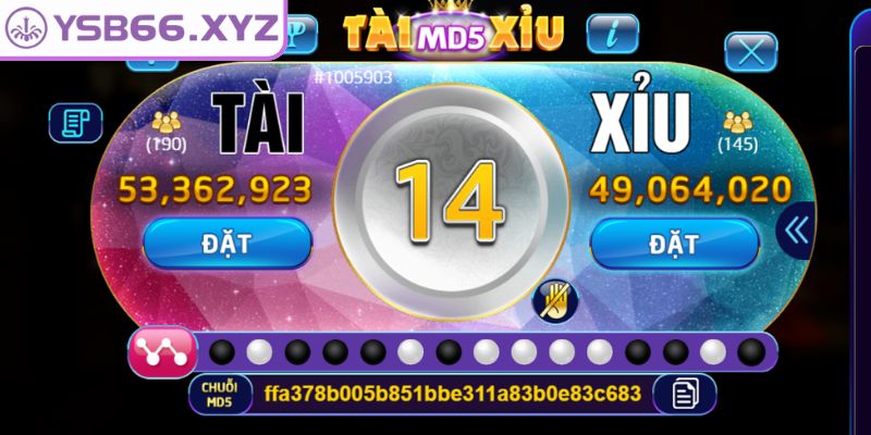 Tốc độ trả thưởng tài xỉu YSB66 online